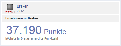 Braker-Ergebnis in der Facebook-Chronik