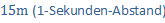 15m (1-Sekunden-Abstand)