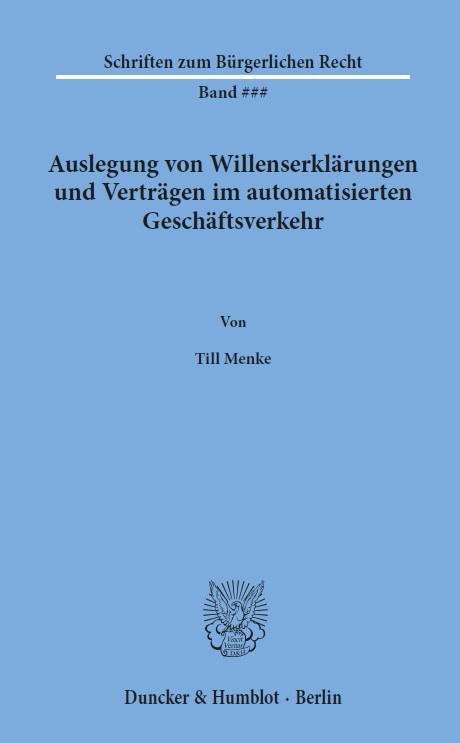 Titelseite der Buchpublikation